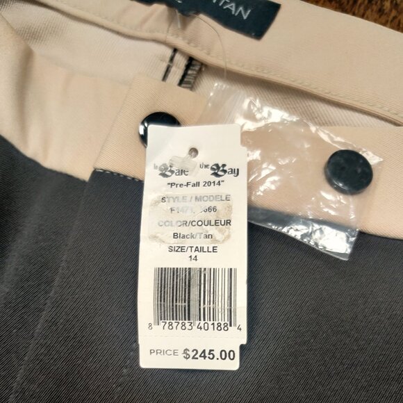 Pink Tartan Black and Cream pants size 14 - NWT - Picture 3 of 8